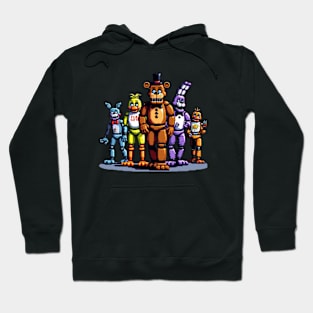 Pixel Five Nights At Freddy's Retro Ichi Hoodie